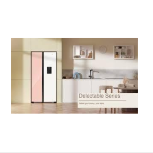HISENSE FRIDGE MODEL H670SDP-WD PINK& WHITE